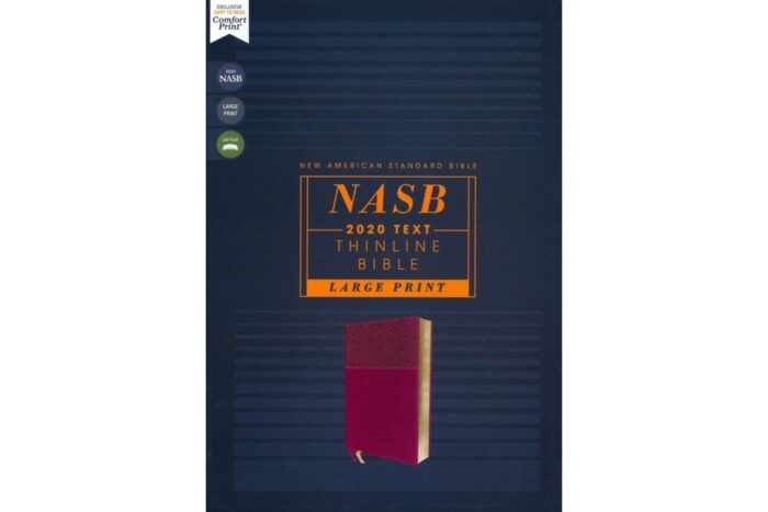 NASB Thinline Bible burgundy
